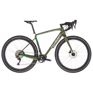 Bicicleta de Gravel eléctrica WILIER TRIESTINA JENA HYBRID Shimano GRX 40 dientes Verde/Blanco 2021 0